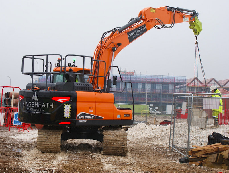 New DX140LC-7 Excavators Expand Kingsheath Construction Fleet